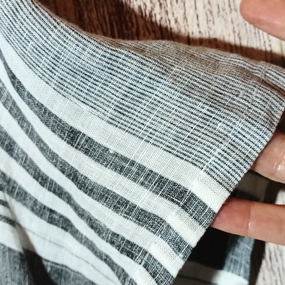 Italy Linen Stella Martini tunic lagen look resort wear quiet luxury S - Picture 5 of 10